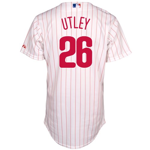 Buy Chase Utley Philadelphia Phillies Authentic Cool Base Home Jersey by Majestic
