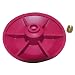 Lasco 04-1607 Red Chemical Resistant Combo Seat/Disc Fits Both Snap and Screw On Toilet Flapper for American Standard Actuators