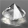 White Diamond Shape Paperweight