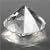 White Diamond Shape Paperweight