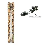 RAMP Sports Groundhog Unisex Big All Mountain Expert Alpine Ski with Tyrolia Peak 15 Binding - 169cm