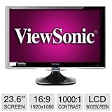 Viewsonic VX2450WM-LED 24-Inch (23.6-Inch Vis) Widescreen LED Monitor with Full HD 1080p and Speakers - Black Viewsonic VX2450WM-LED 24-Inch (23.6-Inch Vis) Widescreen LED Monitor with Full HD 1080p and Speakers - Black