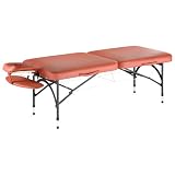 Master Massage 28" Stratolite Regulation Size Portable Massage Table, Red
