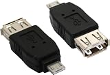 Micro-USB Adapter - Micro-A Stecker an USB A Buchse