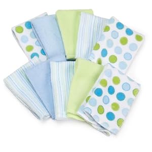 Spasilk 10 pack Soft Terry Washcloth