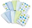 Spasilk 10 pack Soft Terry Washcloth, Blue