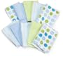 Spasilk 10 pack Soft Terry Washcloth, Blue