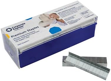 Premium Chisel Point Standard Staples, Full-Strip, 1/4" Leg, 5000/Box CEB61035