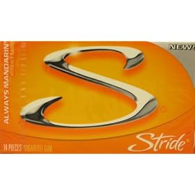 Stride Always Mandarin Chewing Gum 36-14 Pks by Stride