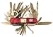 Sports : VICTORINOX Offiziersmesser SwissChamp XAVT,rot transparent
