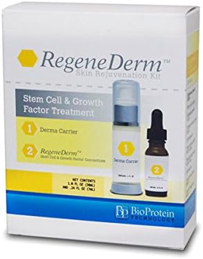 Regenederm Stem Cell Therapy Skin Rejuvenation Kit - Formula Uses Growth Factors and Stem Cell Serum as an Alternative to Anti Aging Wrinkle Cream