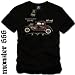 iron cross 666 hot rod kustom rockabilly tattoo shirt