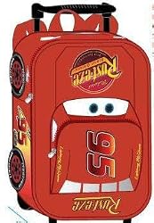 Disney Pixar CARS small wheeled backpack - Children Lightning McQueen Cars luggage back pack