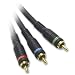 Cables To Go - 29113 - 50ft Velocity RCA Component Video Cable (Blue)