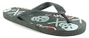 Skull Boys Summer Toe Post Flip-flops - Grey