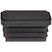 Kapsto 270 R 4030 3 Polyethylene Rectangular Plug, Black, 40x30 mm (Pack of 100)