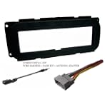 CHRYSLER 300-M: 02 03 04 05 - CHRYSLER CONCORDE: 02 03 04 - CHRYSLER PT CRUISER: 02 03 04 05 - CHRYSLER VOYAGER: 02 03 - DODGE DAKOTA: 02 03 04 - DODGE DURANGO: 02 03 - DODGE INTREPID: 02 03 04 - DODGE NEON: 02 03 04 05 - DODGE STRATUS: 02 03 04 05 06 - DODGE RAM: 02 03 - DODGE VIPER: 02 03 - JEEP LIBERTY: 02 03 04 05 06 07 - JEEP WRANGER: 03 04 05 06 - Stereo wiring Harness, Dash Install Kit Faceplate, with Antenna Adaptor (Combo Complete Aftermarket Stereo Wire and Installation Kit)