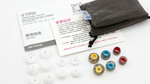 Greenten TTPOD T1E T1-Enhanced Dual Dynamic High Fidelity Definition Bass Music Professional In-ear Earphone Hifi Headphone