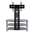 Brush Chrome Sarona Flat Panel TV Stand