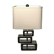 Exotic Retreat Table Lamp - Espresso Base/Tan Shade