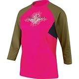 Louis Garneau 2009 Women's Tattoo 3/4 Sleeve Cycling Jersey - Pink Sorbet - 9820424-610