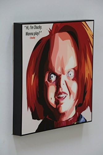 Chucky doll quotes wall decor picture gifts portrait photo art decals framed cafe office home decorations Famous paintings on canvas poster prints artwork by keetatat