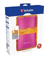 Verbatim 1 TB externe Festplatte (6,35 cm (2,5 Zoll), USB 3.0) pink