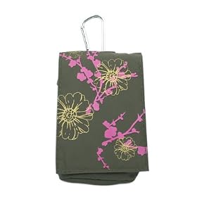 Green Flower Camera Case for Vivitar Vivicam Digital Cameras by HDE