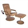 Relaxzen Shiastu Massage Recliner in Tan