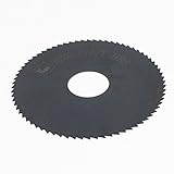 uxcell　スリットソー　60mm x 0.4mm x 16mm　 72 歯　HSS素材　ブラック