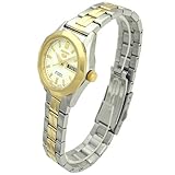 日本逆輸入 海外モデル SEIKO セイコー SEIKO 5 セイコー5 デイデイトカレンダー搭載 自動巻 手巻 腕時計 レディースウォッチ ホワイト文字盤 SYMH64K1