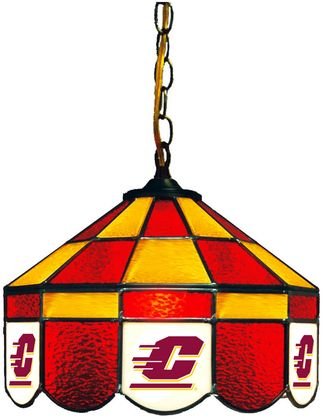 Buy NCAA Central Michigan Chippewas 14 Tiffany Style Executive Hanging Lamp by Glass Prints