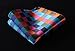 SetSense Men's Plaid Jacquard Woven Self Bow Tie Set