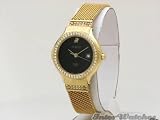 HUBLOT Classic Elegant Quartz Date Ladies Watch in 18K Yellow Gold & Factory Diamonds Bezel & Lugs, With BOX & PAPERS, Never Worn 13901003054
