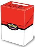 Pokemon Card Supplies Ultra Pro Deck Box Red and White