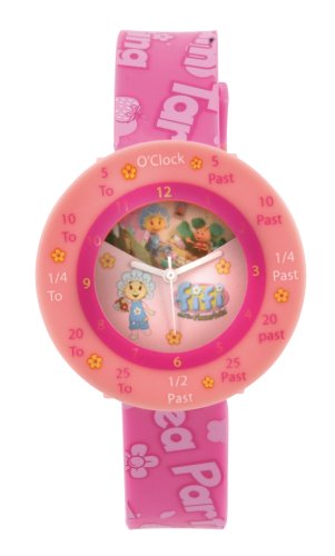 Childrens Toyshop  Toys : Fifi & The Flowertots Changeable Scene Qa Time Teaching Watch - Pink