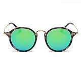A-Royal 2016 New Retro Fashion Round Colorful UV Protect Driving Sunglasses(C3)