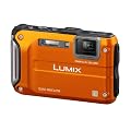 Panasonic DMC-FT4EG-D Digitalkamera (12 Megapixel, 4-fach opt. Zoom, 6,7 cm (2,6 Zoll) Display, bildstabilisiert, wasserdicht bis 12m) orange