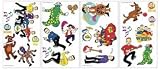 WIGGLES APPLIQUES PEEL AND STICK