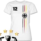 Produkt-Bild: FUSSBALL EM 2012 DEUTSCHLAND mit WUNSCHZAHL... Damen T-Shirt Gr. XS bis XL