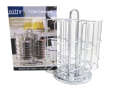 Coffee Disc Carousel (6.75"H x 6.75"W x 10"D)
