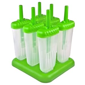 Tovolo 80-4579 Green Groovy Ice Pop Molds, Set of 6 by Tovolo