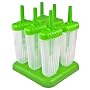 Tovolo Green Groovy Ice Pop Molds, Set of 6 by Tovolo