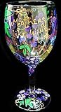 Mothers like Wine Design - Hand Painted - Grande Wine - 16 oz..