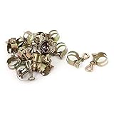 uxcell ホースクランプ　パイプ　ホース　バンド 　ウォーターパイプ　チューブ　16mm径　20 個