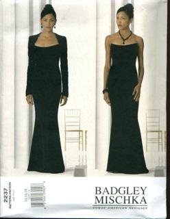 Vogue 2237 Size 14-18 Evening Dress by Badgley Mischka