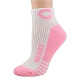 Chicago Bears Ladies White-Pink Low Cut Socks