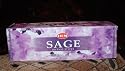 Sage Incense Sticks 25 Units of 8 Sticks Each "Cleansing Ceremonies, Pow-wow, Alternative Healing, Blessing Meditation Incense""
