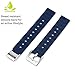 Tylt Moto 360 (2nd Gen) Silicone Watch Band Men's 46mm - Blue