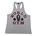 World Gym Fat Strap Y Back Tank Top